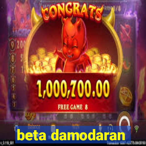 beta damodaran